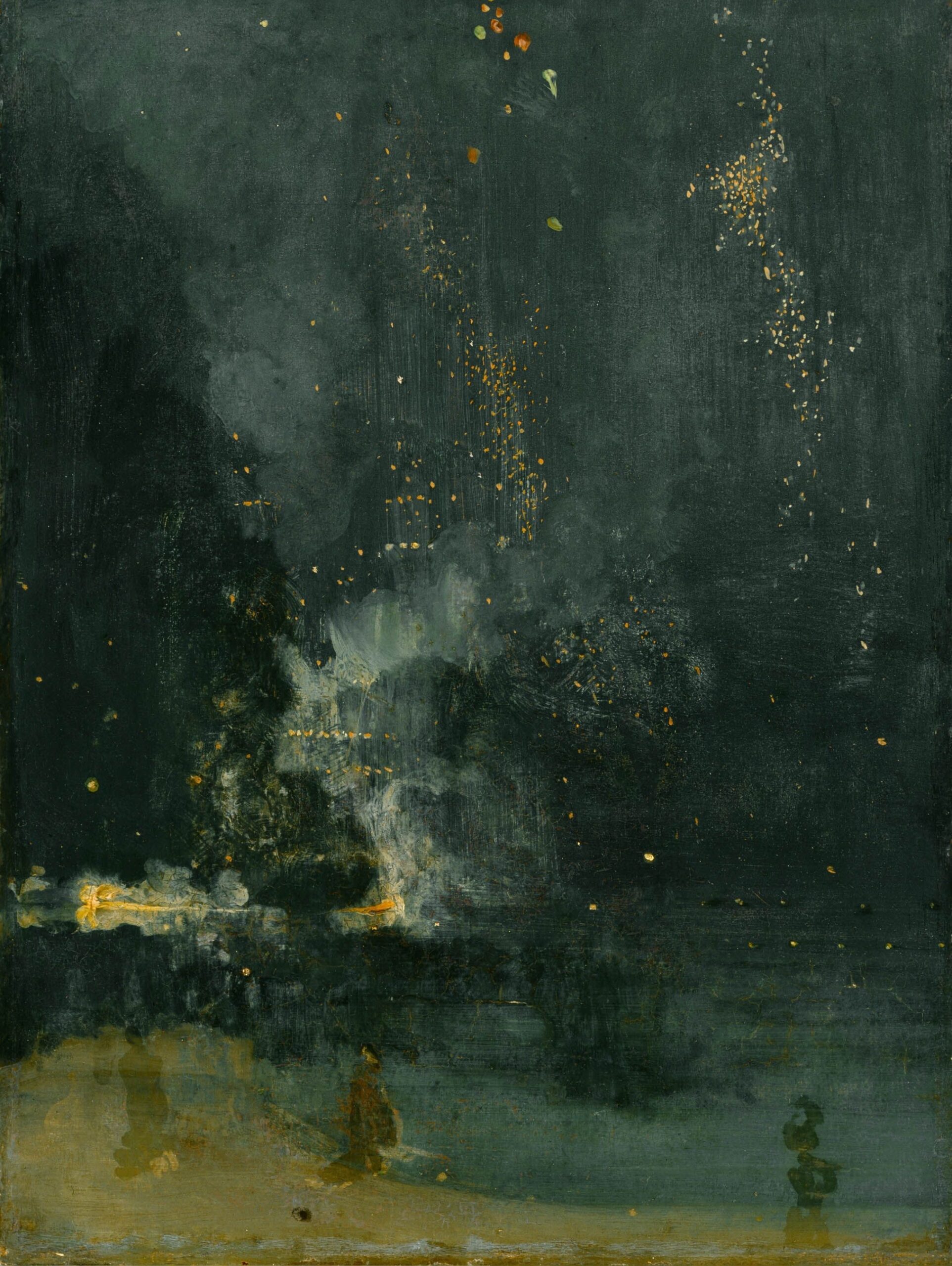 Whistler Nocturne in black and gold